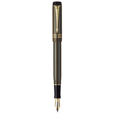 Ручка перьевая Parker DUOFOLD Pinstripe Chocolate FP18 F 97 310K