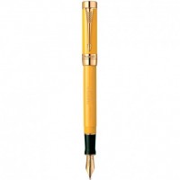 Ручка перьевая Parker DUOFOLD Mandarin Yellow GT FP18 M 97 710M