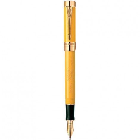 Ручка перьевая Parker DUOFOLD Mandarin Yellow GT FP18 M 97 710M