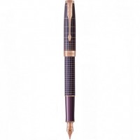 Ручка перова Parker SONNET Cisele Silver Purple Matrix PGT FP18 F 88 011