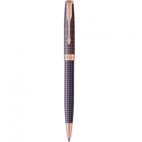Ручка шариковая Parker SONNET Cisele Silver Purple Matrix PGT BP 88 032