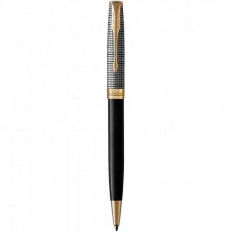 Ручка кулькова Parker SONNET Black Cisele Silver GT BP 87 332