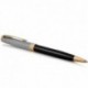 Ручка кулькова Parker SONNET Black Cisele Silver GT BP 87 332