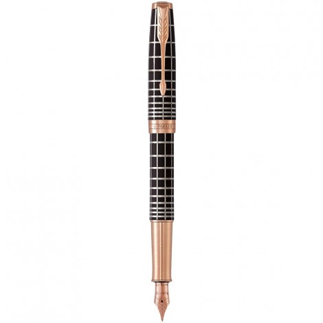 Ручка перова Parker SONNET Brown Rubber PGT FP18 F 87 511