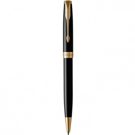 Ручка шариковая Parker SONNET Black Lacquer GT BP 86 032