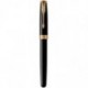 Ручка-ролер Parker SONNET Black Lacquer GT RB 86 022
