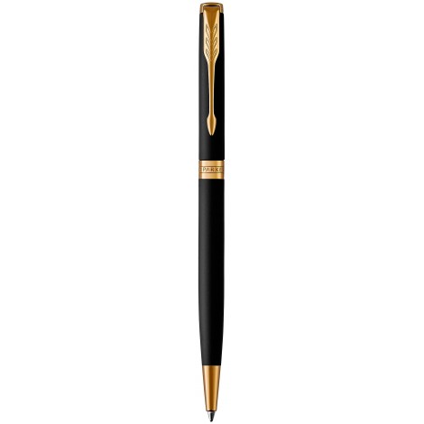 Ручка кулькова Parker SONNET Slim Matte Black GT BP 84 831