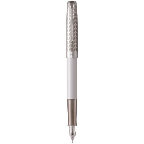 Ручка перова Parker SONNET Metal & Pearl Lacquer CT FP18 F 87 411