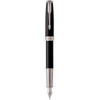 Ручка перова Parker SONNET Black Lacquer CT FP18 F 86 111