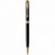 Ручка шариковая Parker SONNET Slim Black Lacquer GT BP 86 031