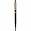 Ручка шариковая Parker SONNET Slim Black Lacquer GT BP 86 031