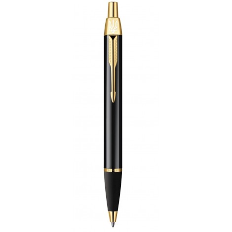 Ручка кулькова Parker IM Black GT BP Тризуб 20332Ч_T001w