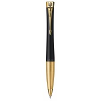 Ручка шариковая Parker URBAN Muted Black GT BP Трезубец 20232Ч_T001b2