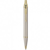 Шариковая ручка Parker IM Brushed Metal GT BP Трезубец 20332T_TR