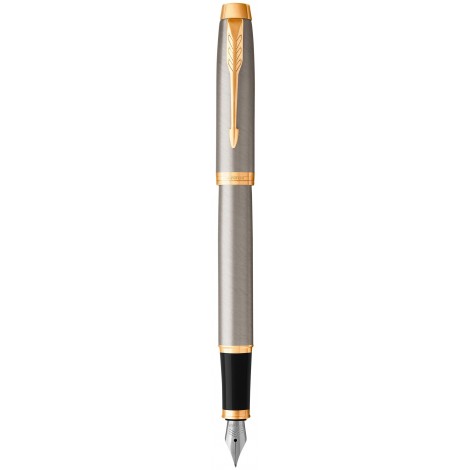 Ручка перьевая Parker IM Brushed Metal GT FP F 22 211