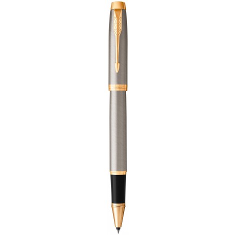 Ручка-роллер Parker IM Brushed Metal GT RB 22 222