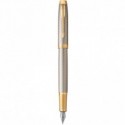 Ручка перьевая Parker IM Premium Warm Silver GT FP F 24 111
