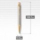 Ручка шариковая Parker IM Premium Warm Silver GT BP 24 132