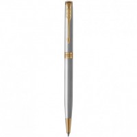 Ручка кулькова Parker SONNET Slim Stainless Steel GT BP 84 131