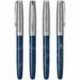 Ручка перьевая Parker SONNET Special Edition Atlas Blue Silver PT FP18 F 88 311