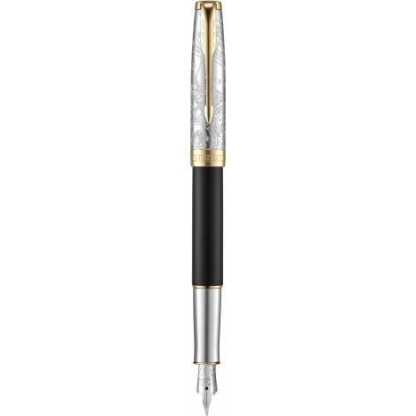 Ручка перьевая Parker SONNET Special Edition Impression Matte Black GT FP18 F 87 711