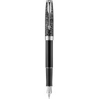 Ручка перова Parker SONNET Special Edition Metro Black PT FP18 F 87 911