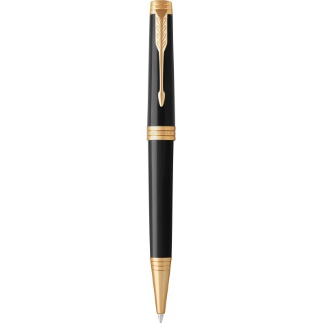 Ручка шариковая Parker PREMIER Black Lacquer GT BP 80 032