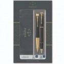 Набор ручек Parker URBAN Muted Black GT FP+BP (перьевая + шариковая)