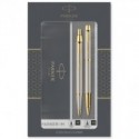 Набор ручек Parker IM Brushed Metal GT RB+BP (роллер + шариковая)