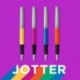 Ручка перова Parker JOTTER Originals Yellow CT FP F 15 311