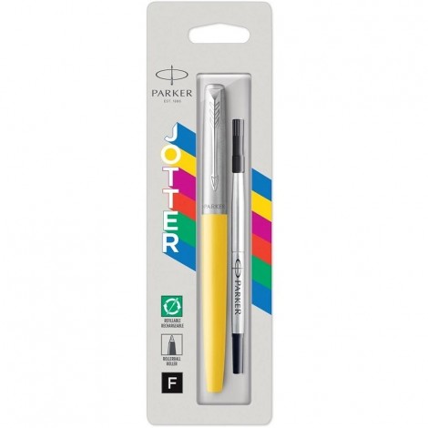 Ручка-роллер Parker JOTTER Originals Yellow CT RB блистер 15 326