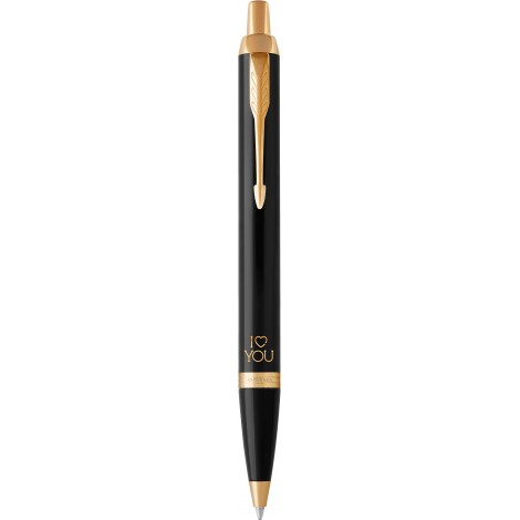 Ручка шариковая Parker IM Black GT BP I Love YOU 22032_L023y