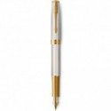 Ручка перьевая Parker SONNET Premium Silver Mistral GT FP18 F 88 611