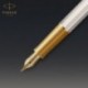 Ручка перьевая Parker SONNET Premium Silver Mistral GT FP18 F 88 611