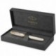 Ручка перьевая Parker SONNET Premium Silver Mistral GT FP18 F 88 611