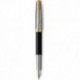 Ручка перьевая Parker SONNET Metal & Black Lacquer GT FP18 F 68 111