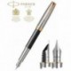 Ручка перьевая Parker SONNET Metal & Black Lacquer GT FP18 F 68 111