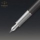 Ручка перова Parker SONNET Metal & Grey Lacquer PGT FP18 F 68 211