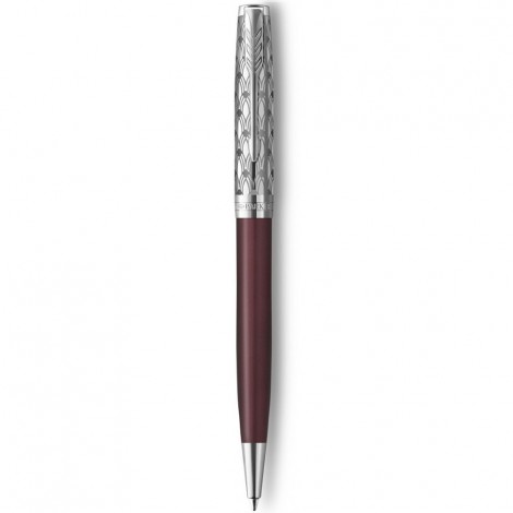 Ручка кулькова Parker SONNET Metal & Red Lacquer CT BP 68 332