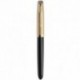 Ручка перова Parker PARKER 51 Deluxe Black GT FP18 F 57 011