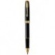 Ручка-ролер Parker SONNET Black Lacquer GT RB 86 025