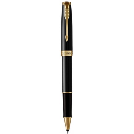 Ручка-ролер Parker SONNET Black Lacquer GT RB 86 025