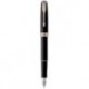 Ручка перова Parker SONNET Black Lacquer CT FP F 86 115