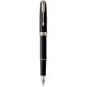 Ручка перова Parker SONNET Black Lacquer CT FP F 86 115