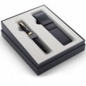 Набор Parker SONNET Black Lacquer GT FP M (перьевая ручка + чехол)