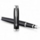 Ручка перова Parker IM Matte Black CT FP F 26 111