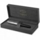 Ручка перьевая Parker SONNET Essentials Metal & Black Lacquer CT FP F 83 511