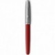 Ручка перьевая Parker SONNET Essentials Metal & Red Lacquer CT FP F 83 611