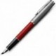 Ручка перьевая Parker SONNET Essentials Metal & Red Lacquer CT FP F 83 611