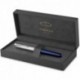 Ручка перьевая Parker SONNET Essentials Metal & Blue Lacquer CT FP F 83 711